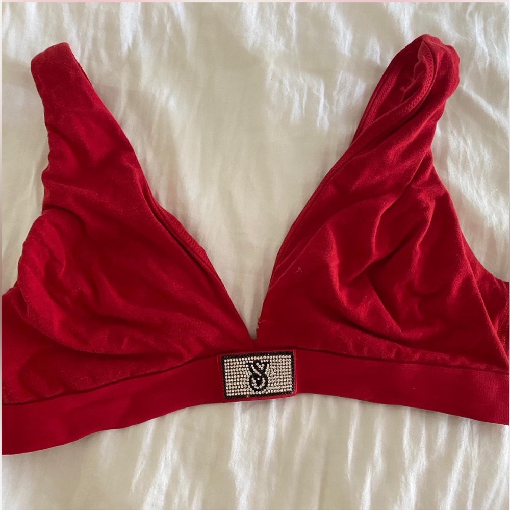Victoria's Secret Bold Red Triangle Bra